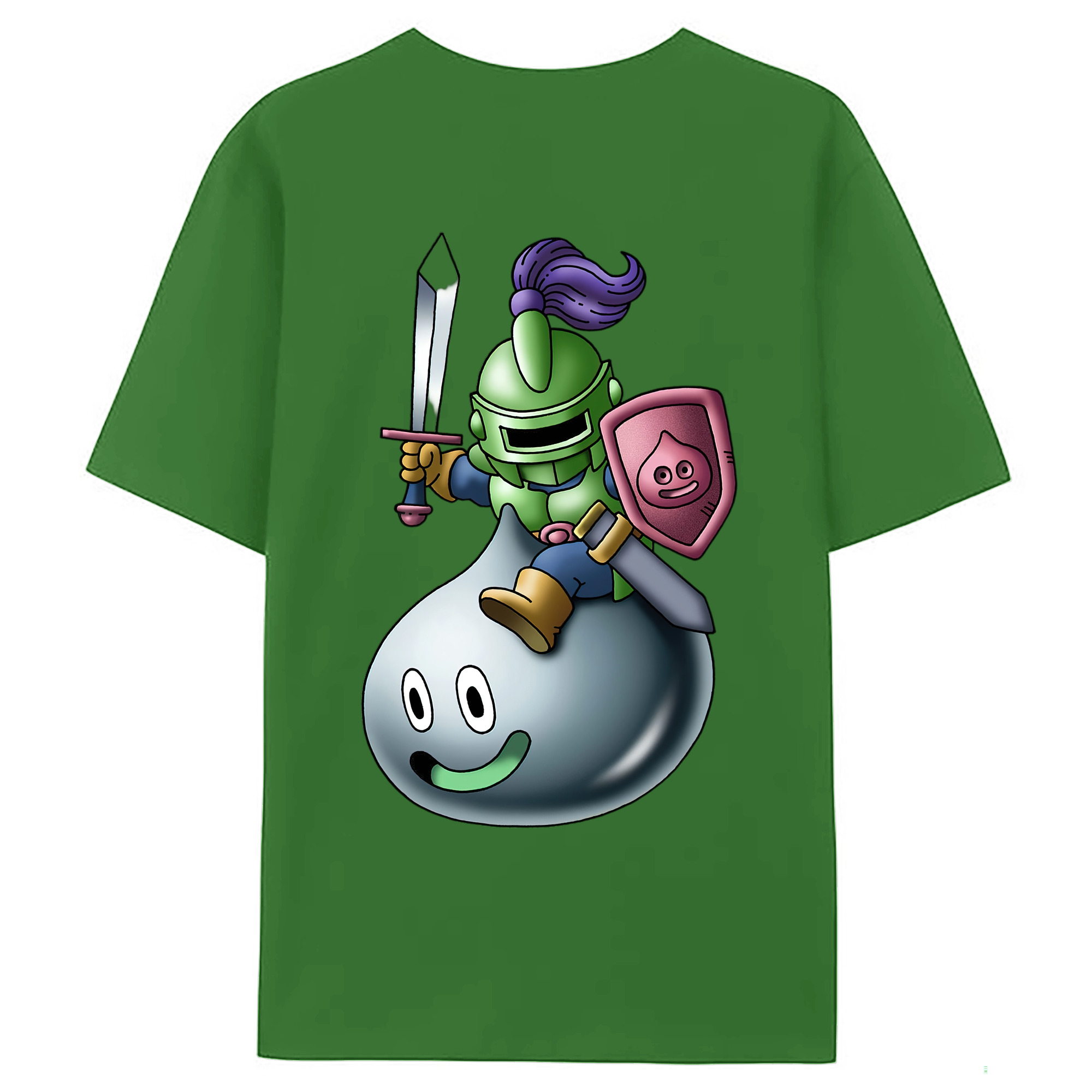 （画像用） ドラゴンクエスト Doragon Kuesuto Dragon Quest レディース半袖Tシャツ(バックプリント)